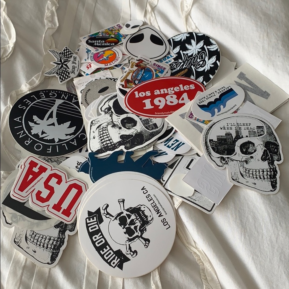 BRANDY MELVILLE STICKERS!!!! ($5 for 10)